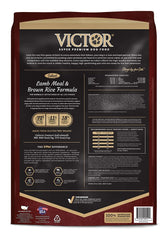 VICTOR croquettes chien agneau riz brun – portion pratique pour repas quotidiens.