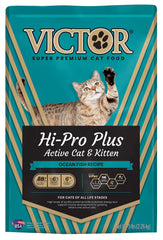 VICTOR Hi-Pro Plus chat-seche-emballage offre énergie soutenue pour chats actifs.