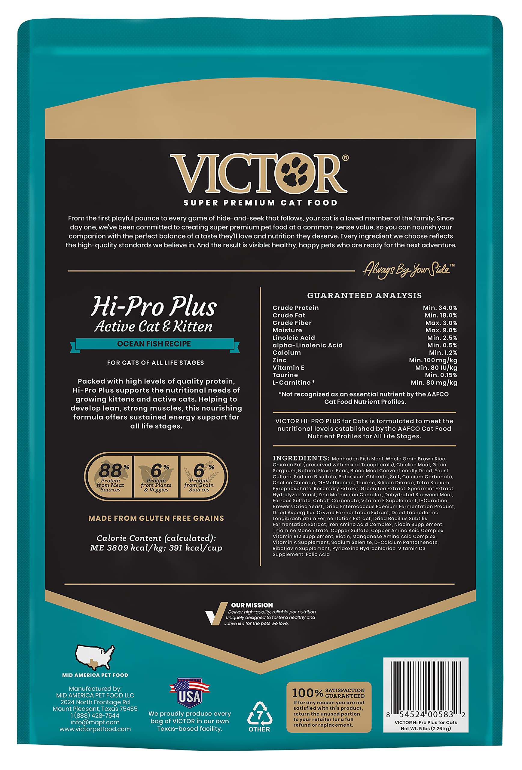 VICTOR Hi-Pro Plus proteines-34-pourcent : protéines de qualité pour muscles toniques.