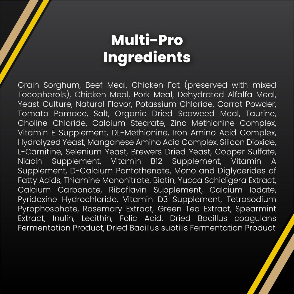 VICTOR Multi-Pro Sec: apporte énergie et nutrition quotienne pour chiens actifs.