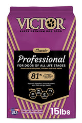 VICTOR sac croquettes: énergie soutenue pour chiens actifs.