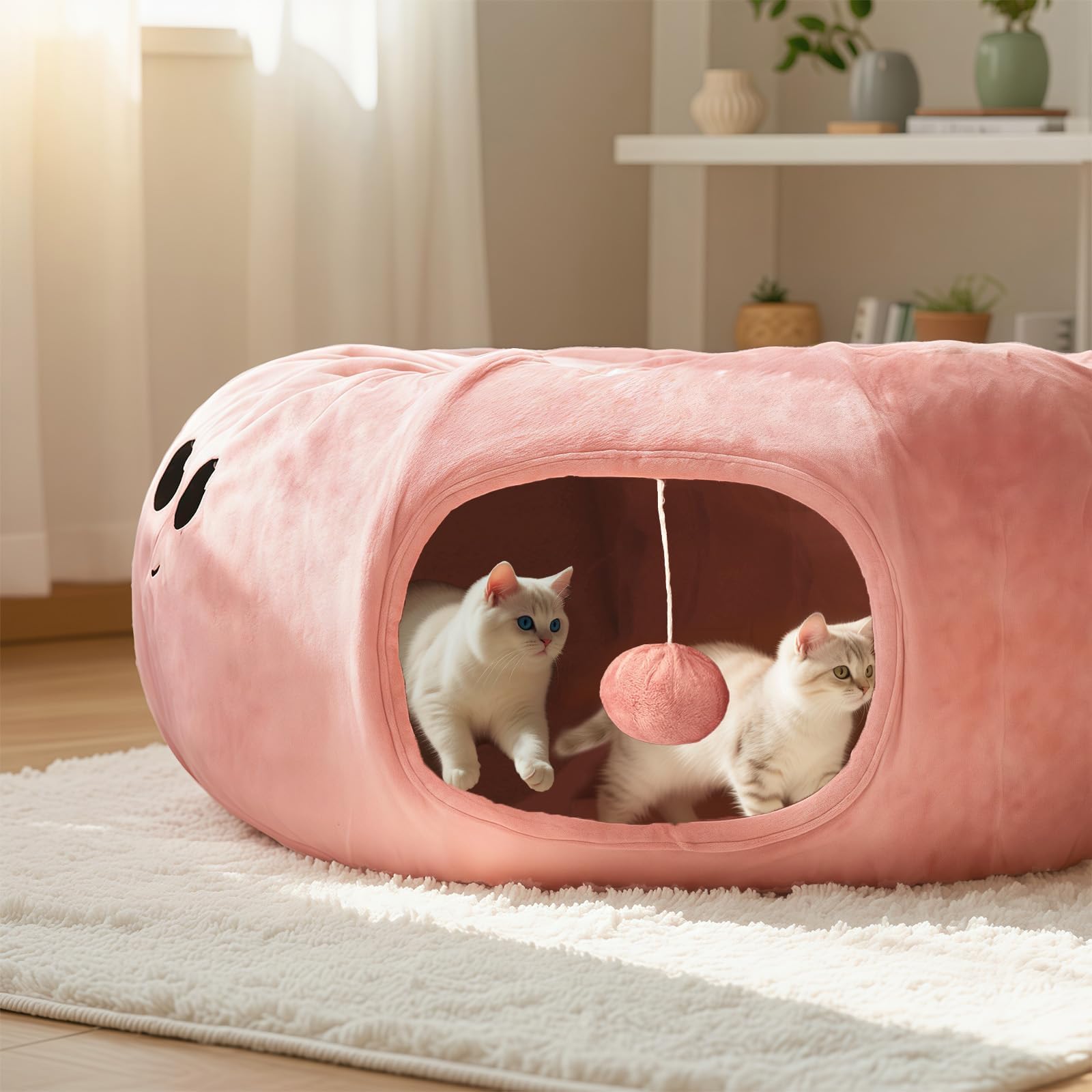 Tunnel pieuvre semi-cercle de VIEFIN : espace polyvalent pour jeux et repos.