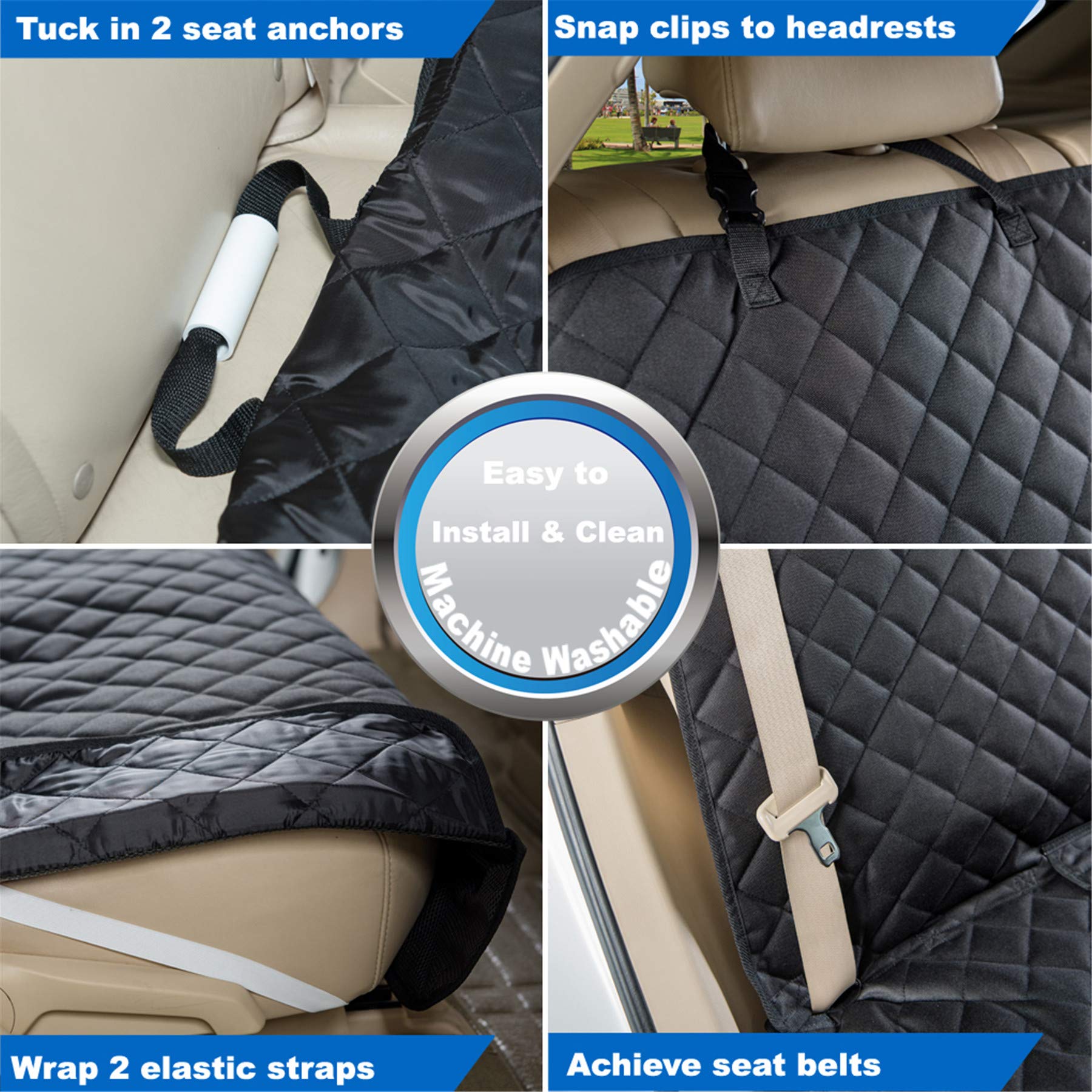 VIEWPETS protection des poils et griffures pour l’intérieur du véhicule