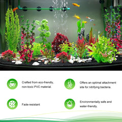 ViiWxx plantes d'aquarium tailles différentes, pour un relief naturel.