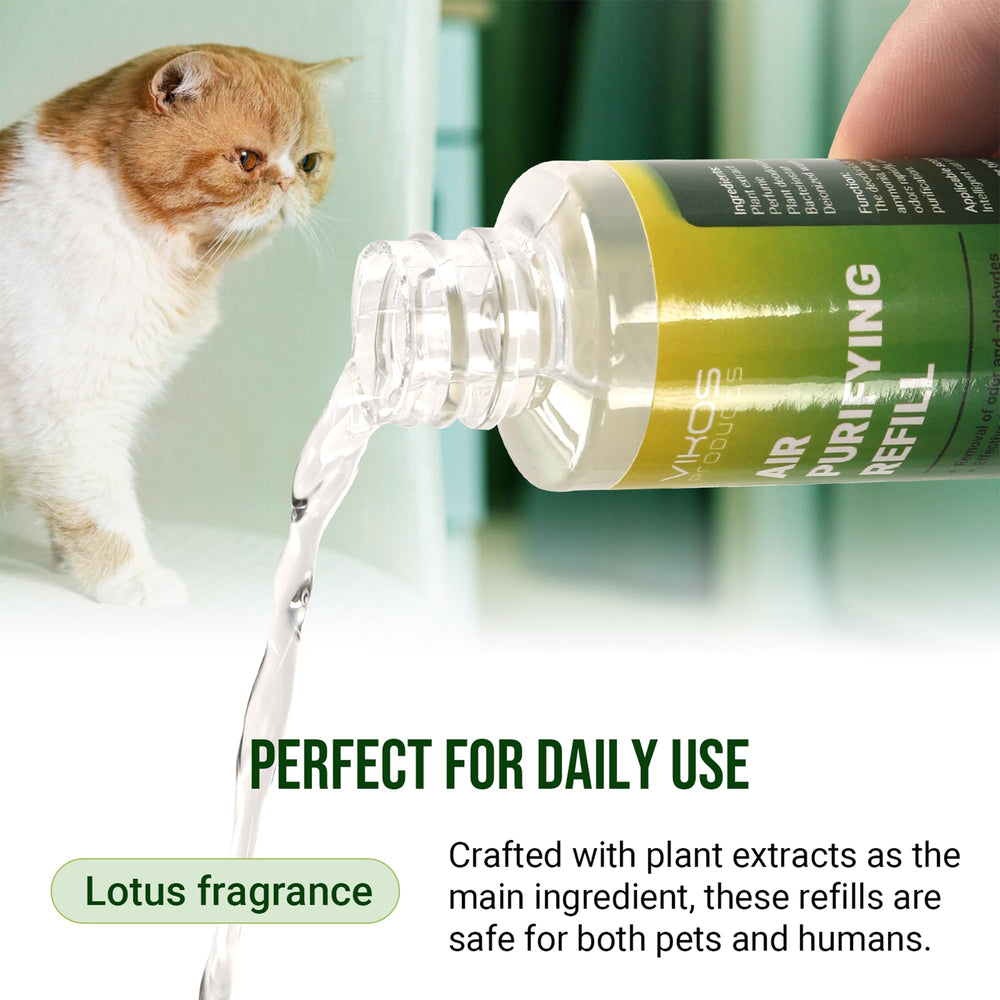 Desodorisant Litière Lotus VIKOS – parfum durable pour votre domicile.