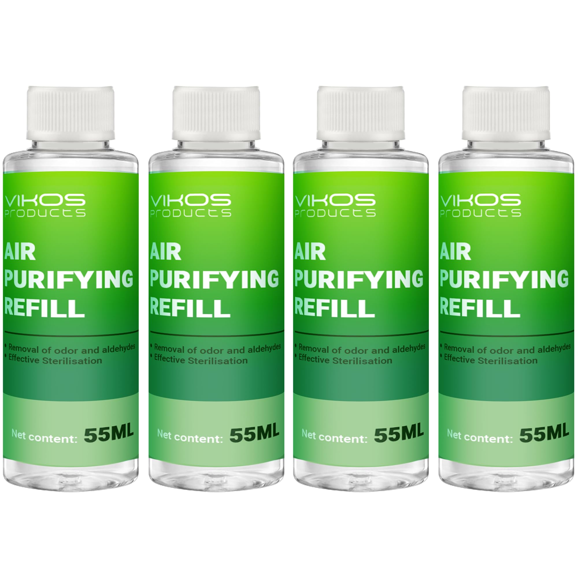 VIKOS Déodorant litière – bouteille 55 ml, réduction efficace des odeurs.