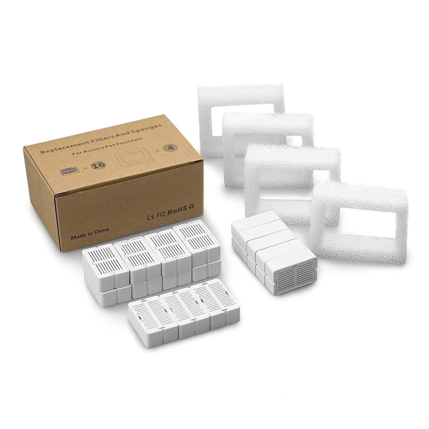 VinDox filtre compatibles fontaine – convient à de nombreuses fontaines animales.