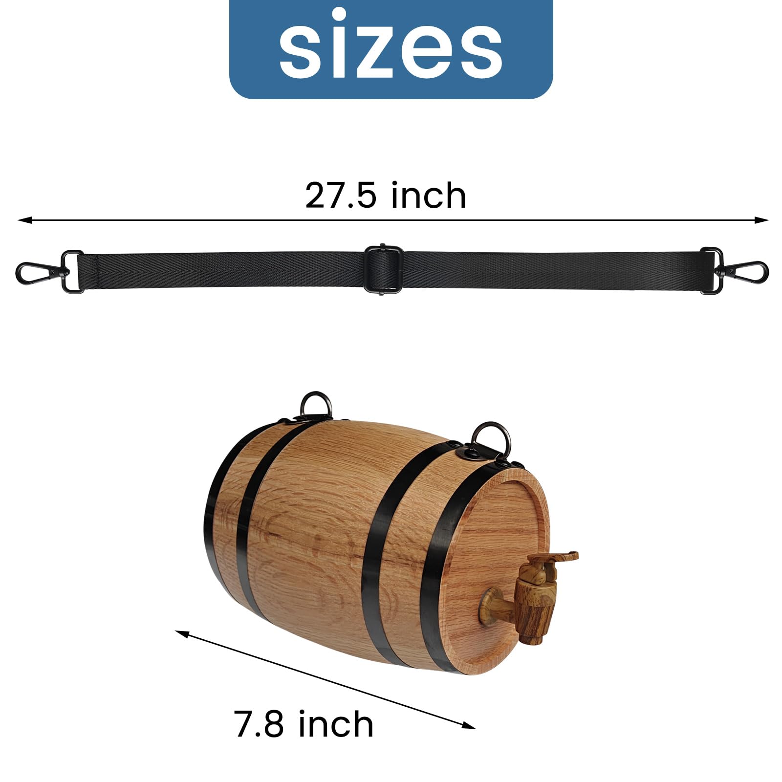 VINGGKL robinets dispersion collier-baril, distribution pratique lors des sorties.