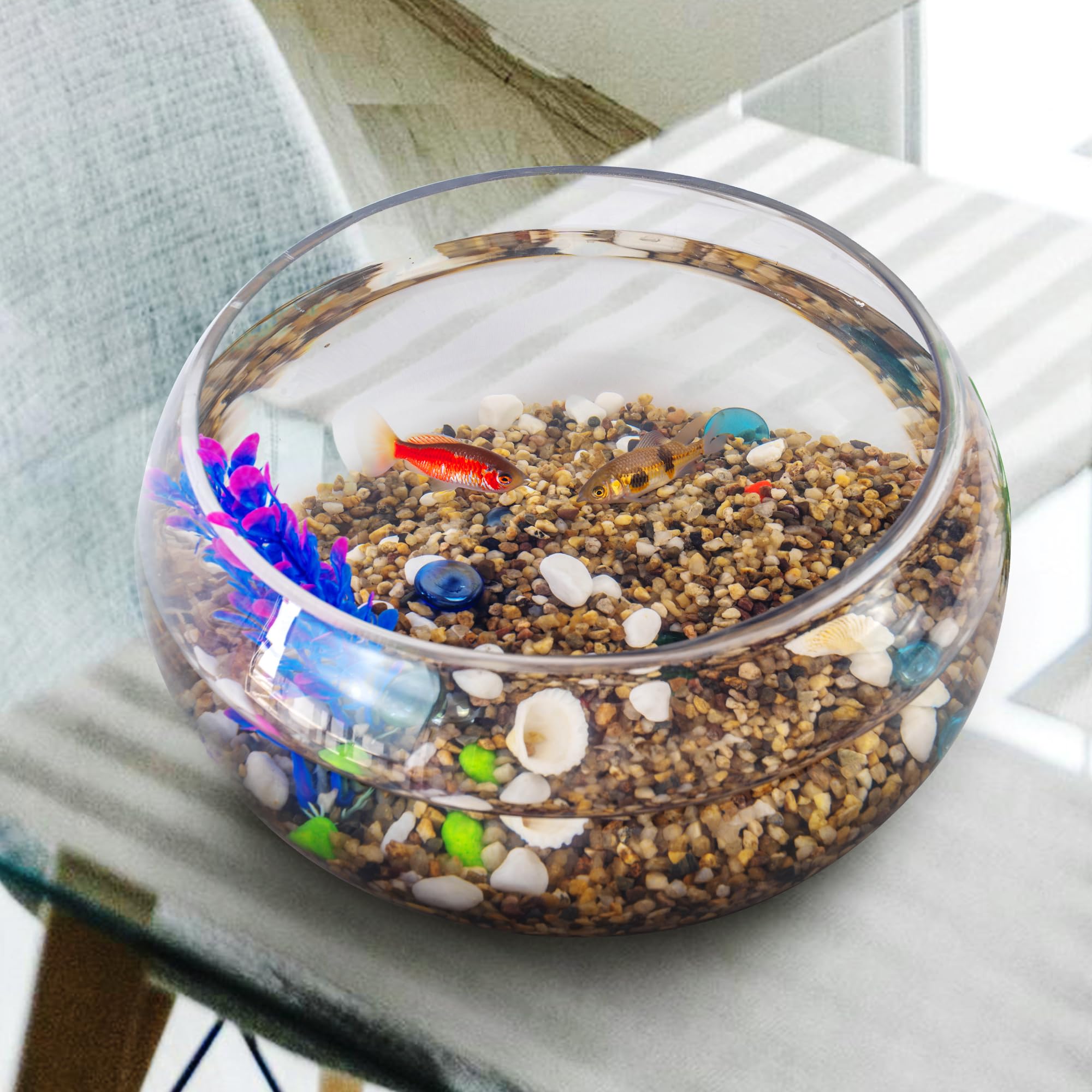 VINICS gravier aquarium 2-4mm dans vase, remplissage élégant pour vos vases.