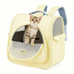 Vinqki sac à dos transport chat: espace spacieux pour le confort de votre animal.