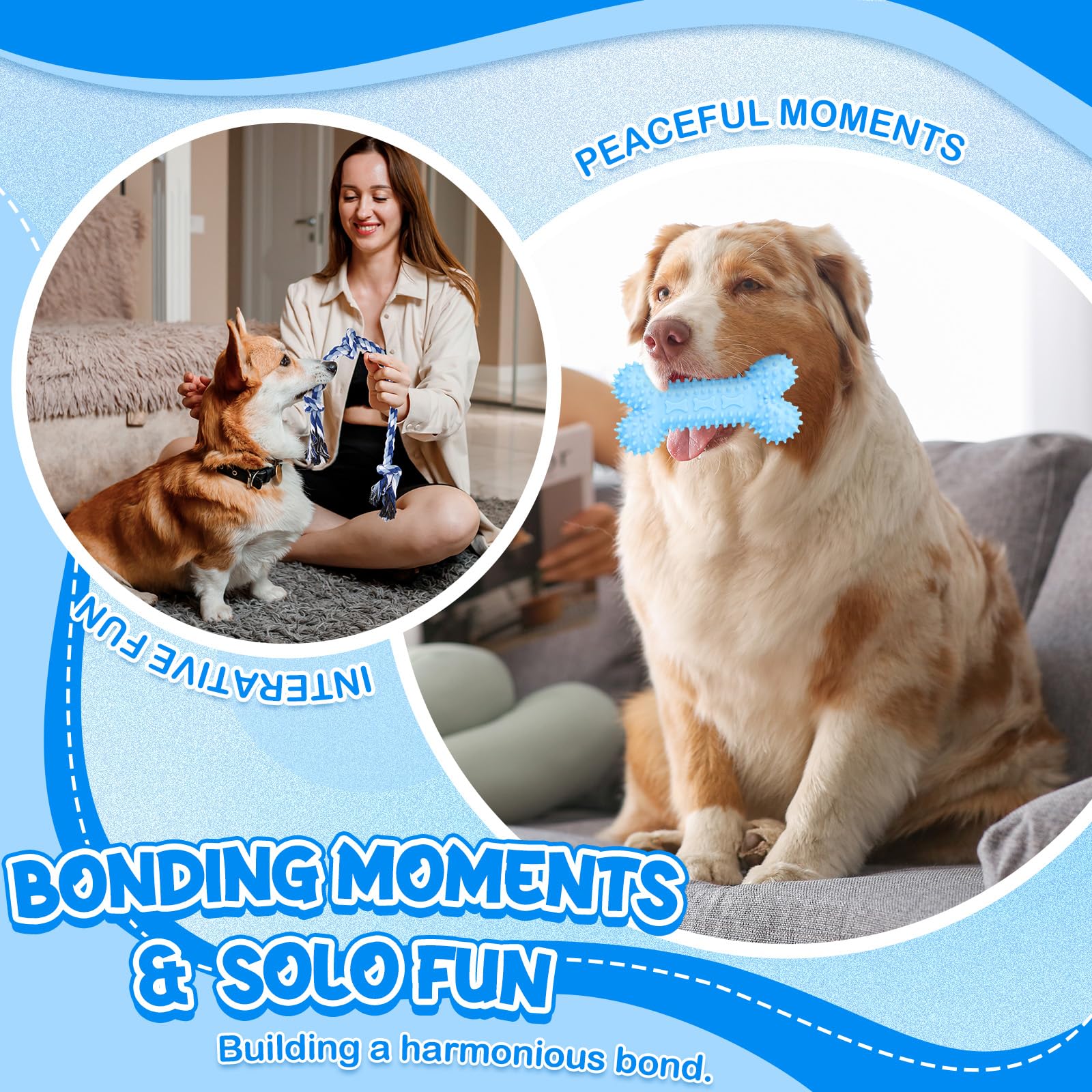 Balle friande Vinsot, jouet interactif pour chien curieux.