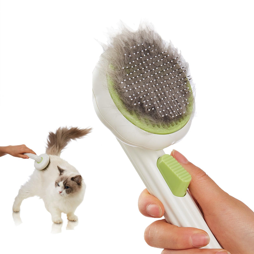 Brosse VIOJOJO Chat et Chien – bouton deverrouillage pour un nettoyage rapide