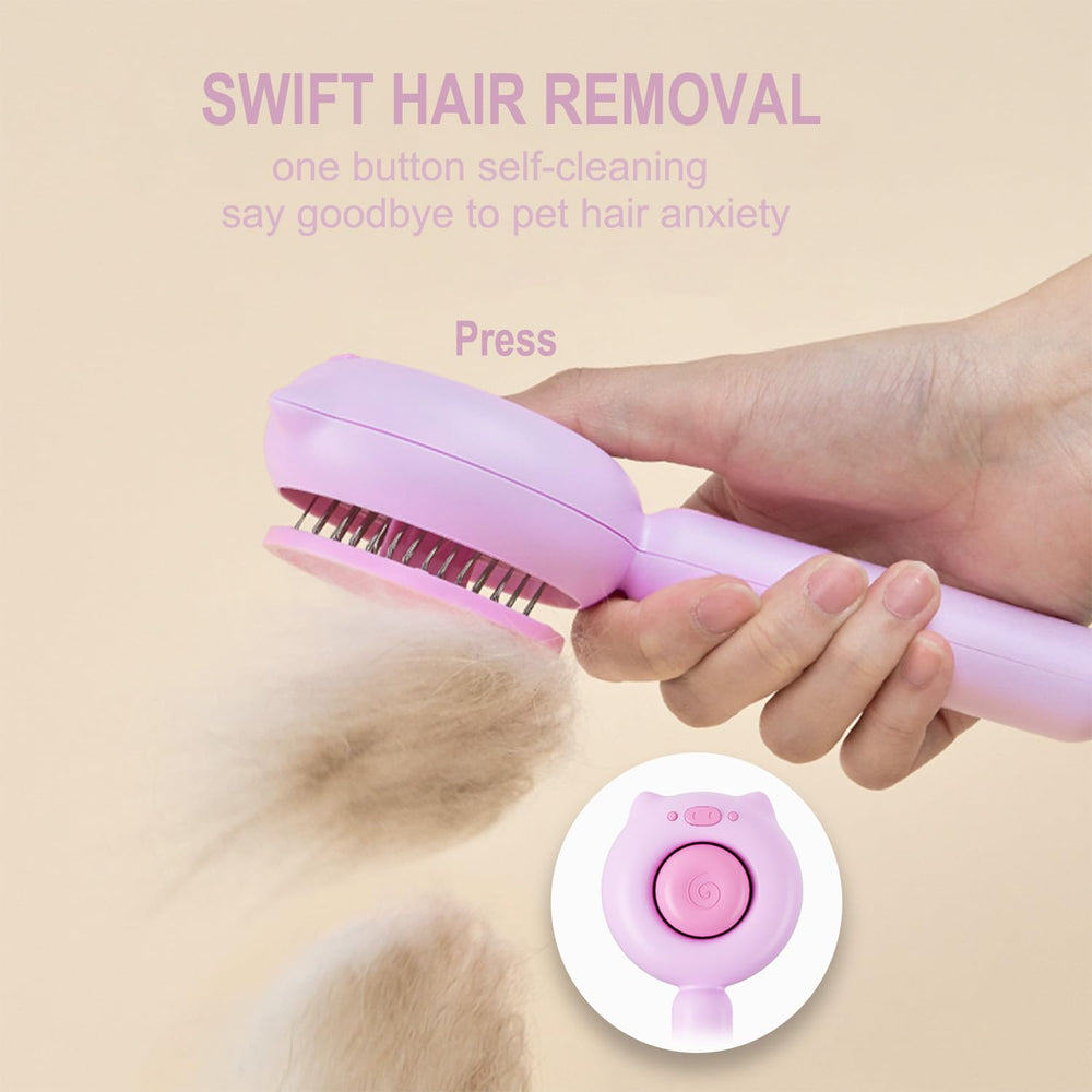 Brosse VIOJOJO chien à poils denses, massage doux sur la peau.
