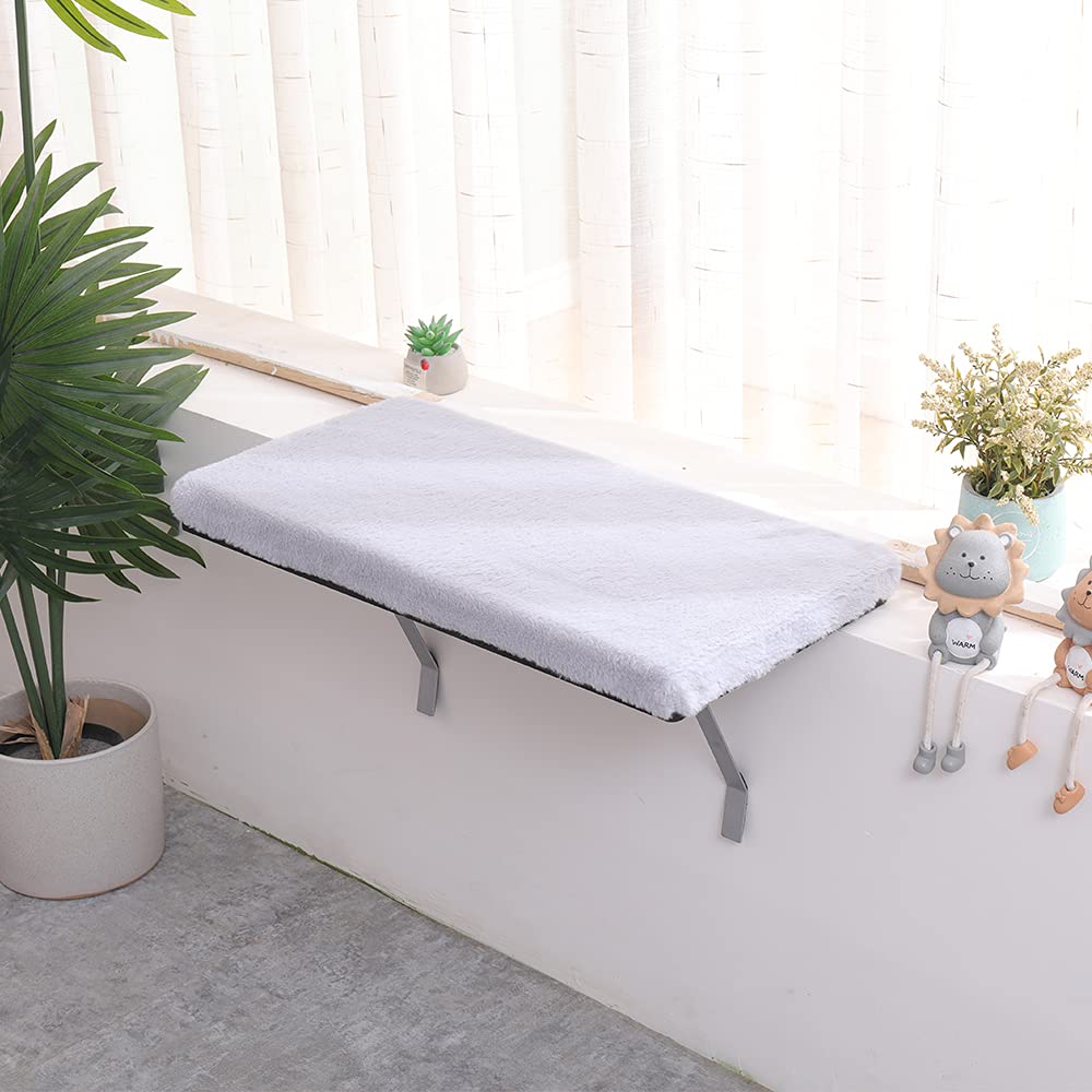VIPACE Perchoir Chat Fenêtre – structure MDF et cadre métal pour durabilité.