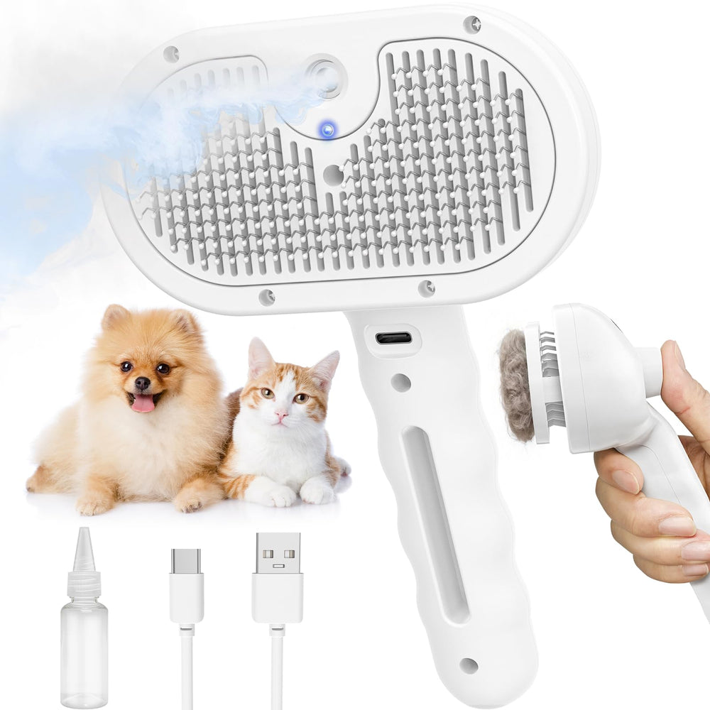 Viphope brosse chien chat vapeur élimine poils morts avec soin