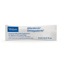 Sachets ALLERDERM OMEGADERM pour un dosage pratique.
