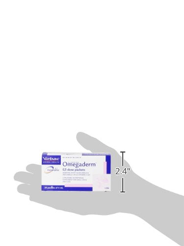 Virbac ALLERDERM OMEGADERM – application sur nourriture favorise un pelage sain.