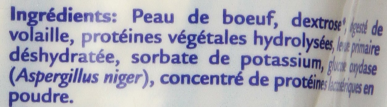 Support client Virbac affiché sur l'emballage pour questions et conseils.
