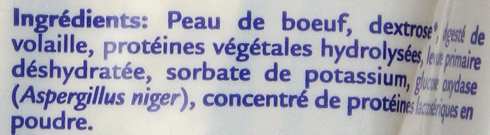 Support client Virbac affiché sur l'emballage pour questions et conseils.