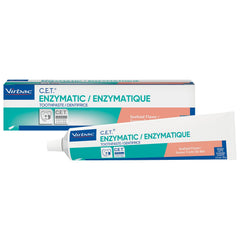 Virbac C.E.T. dentifrice enzymatique saveur poisson rafraîchit l'haleine.