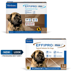 Effipro Plus imperméable à l'eau après l'application sur le pelage.