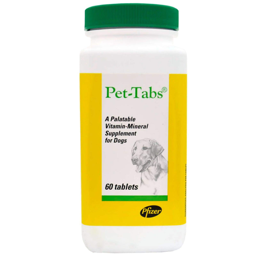 Virbac Pet Tabs Formule Originale, tablette croquante pour chiens, soutient énergie et bien-être général.
