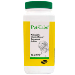 Virbac Pet Tabs Formule Originale, tablette croquante pour chiens, soutient énergie et bien-être général.