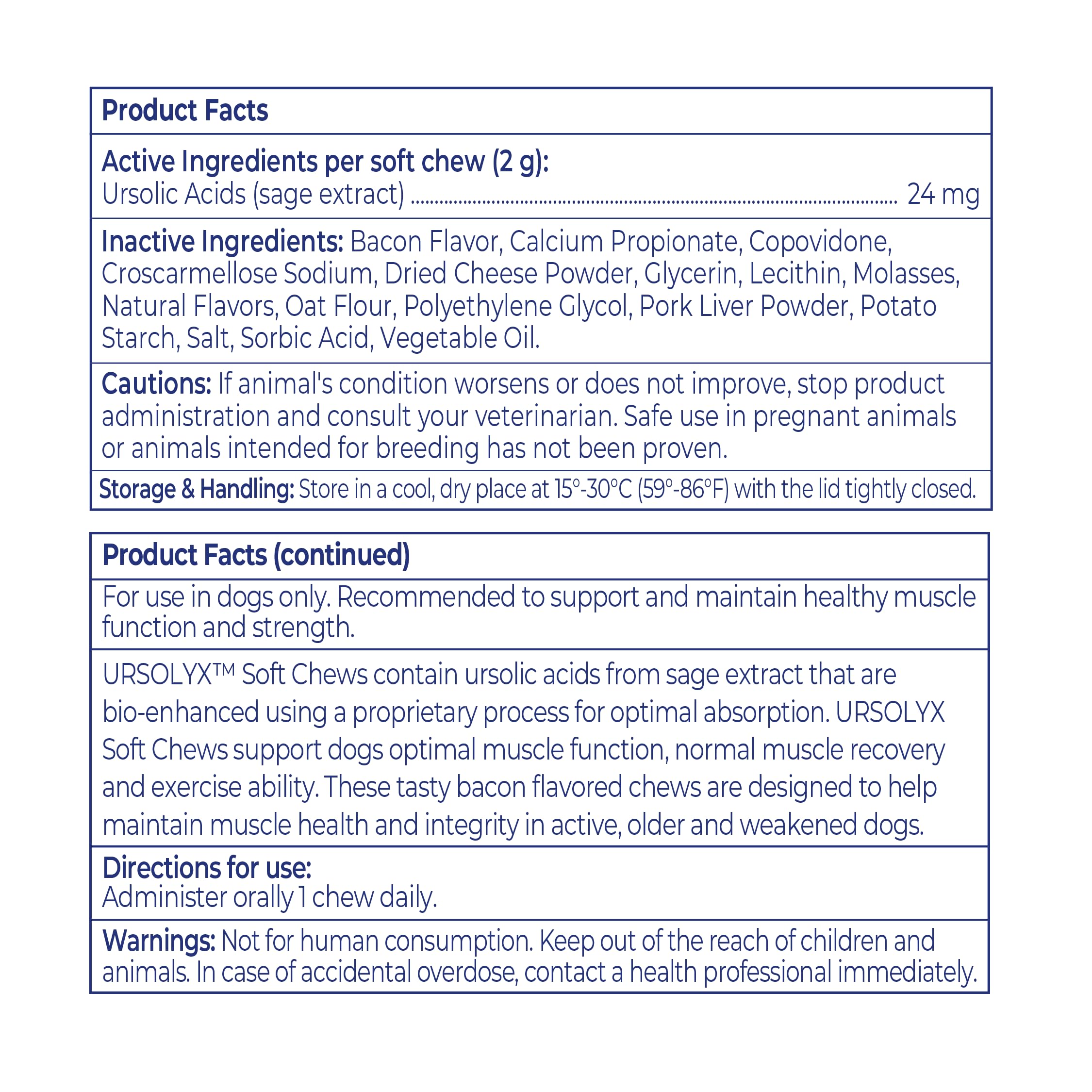 Virbac URSOLYX Soft Chews — moment quotidien, récompense agréable pour chien.