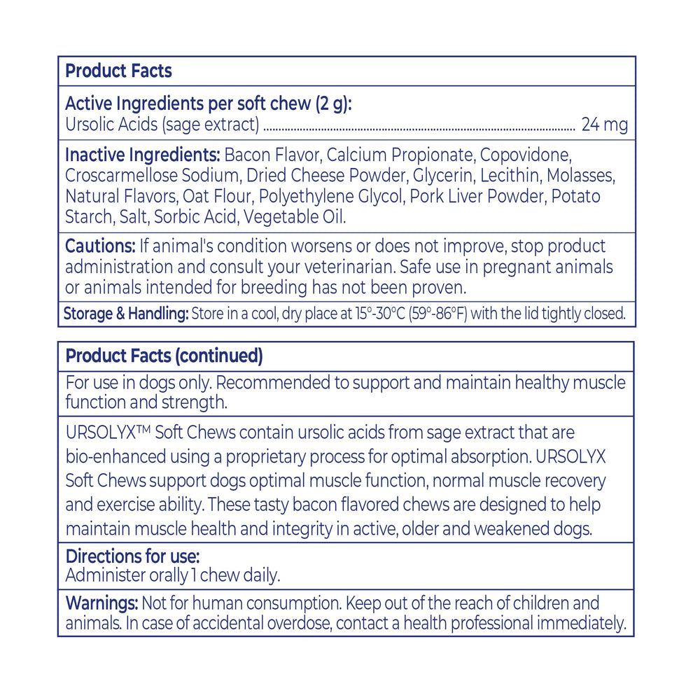 Virbac URSOLYX Soft Chews — moment quotidien, récompense agréable pour chien.