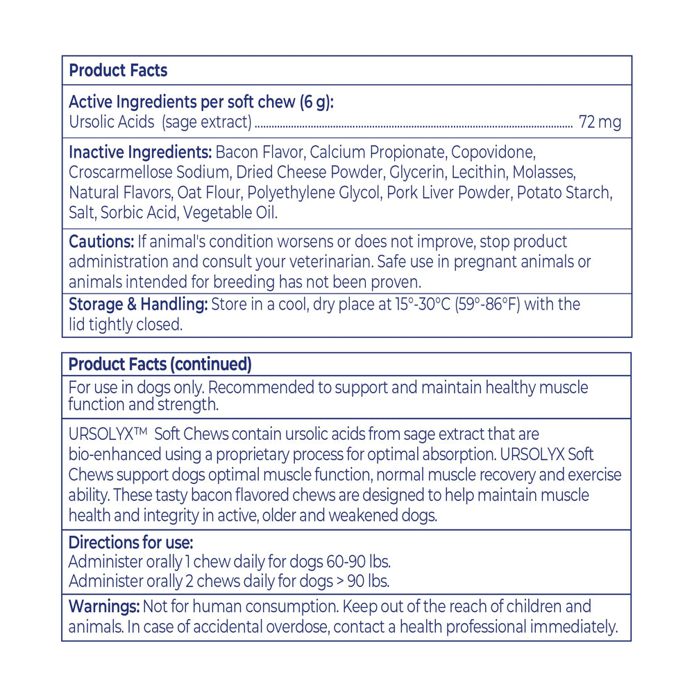 Virbac URSOLYX plaisir simple, sans stress pour l’administration quotidienne.