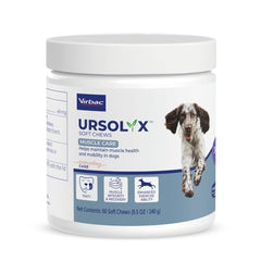 Virbac URSOLYX bouchées molles texture douce facilitant l’ingestion.