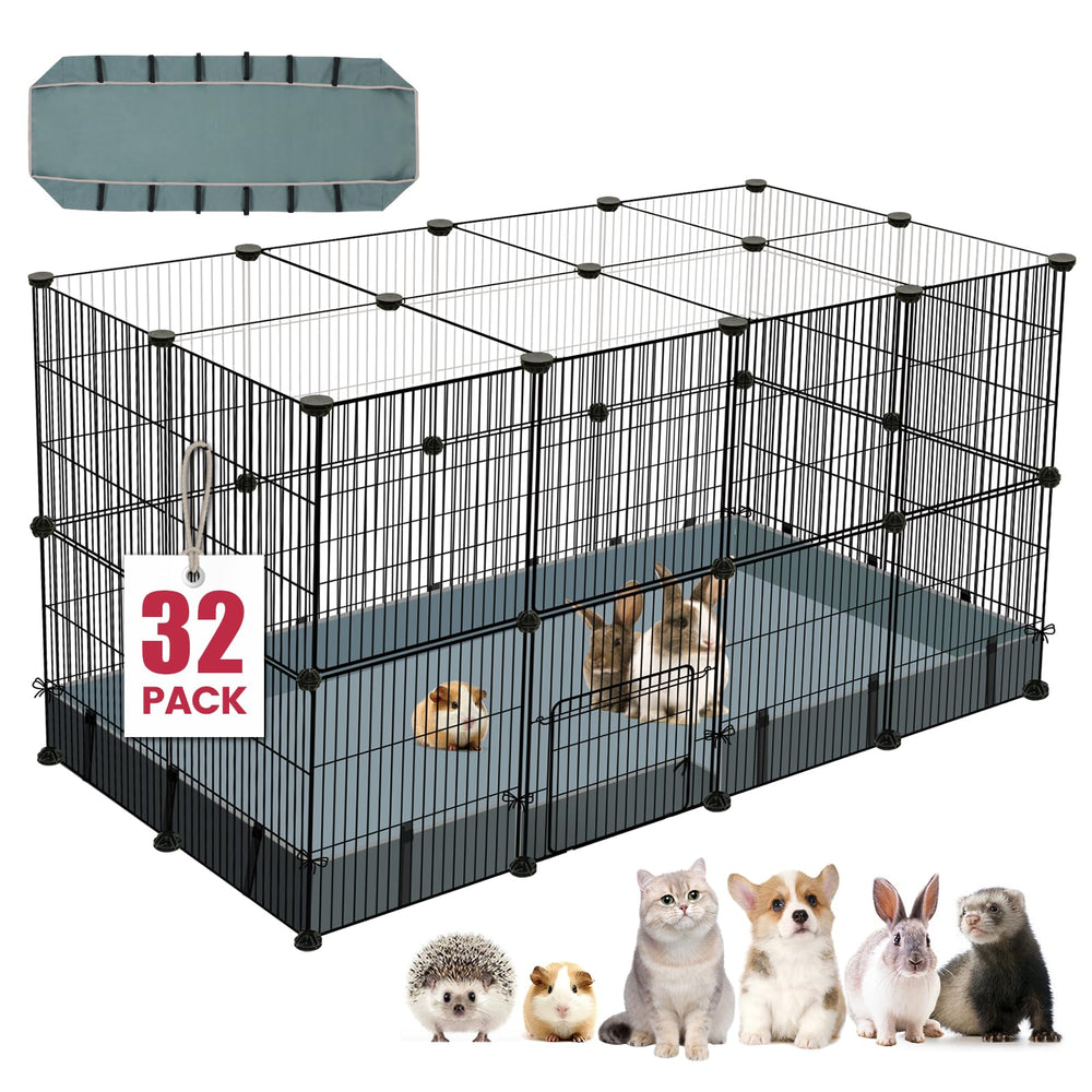 Viscoo cage petits animaux ensemble durable pour intérieur et extérieur