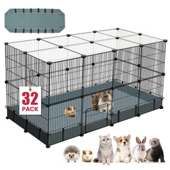 Viscoo cage petits animaux ensemble durable pour intérieur et extérieur