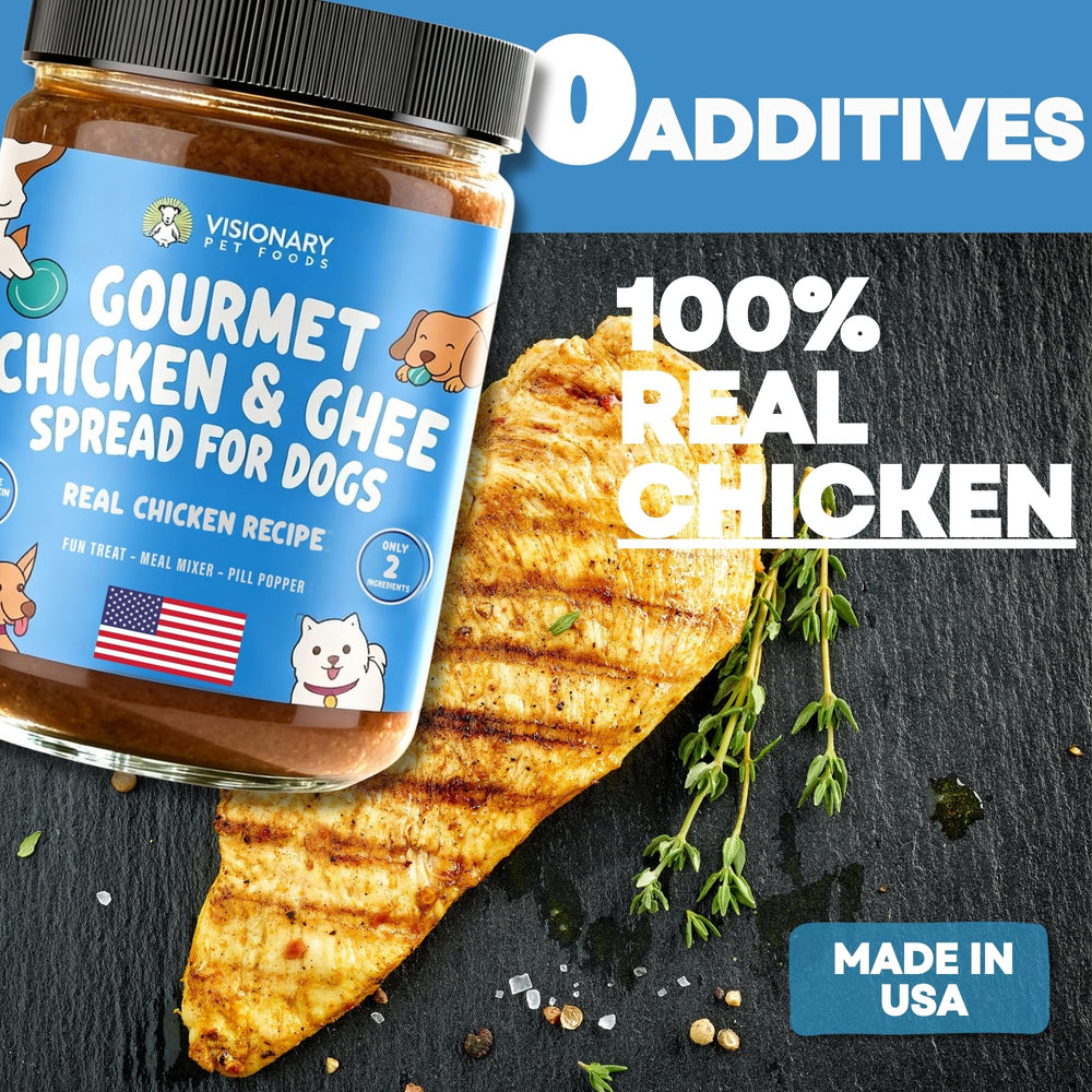 Visionary Pet Foods Apaisement stress: aide potentielle lors des moments anxieux.
