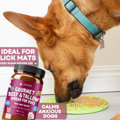 Utilisation comme topper repas pour chiens, sans sucre ni additifs.