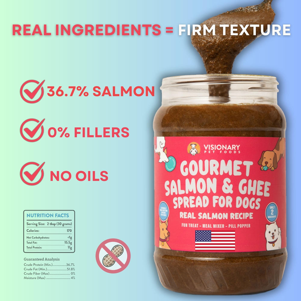 Visionary Pet Foods Pâte Saumon éthique fabriquée aux États-Unis: ingrédients naturels.