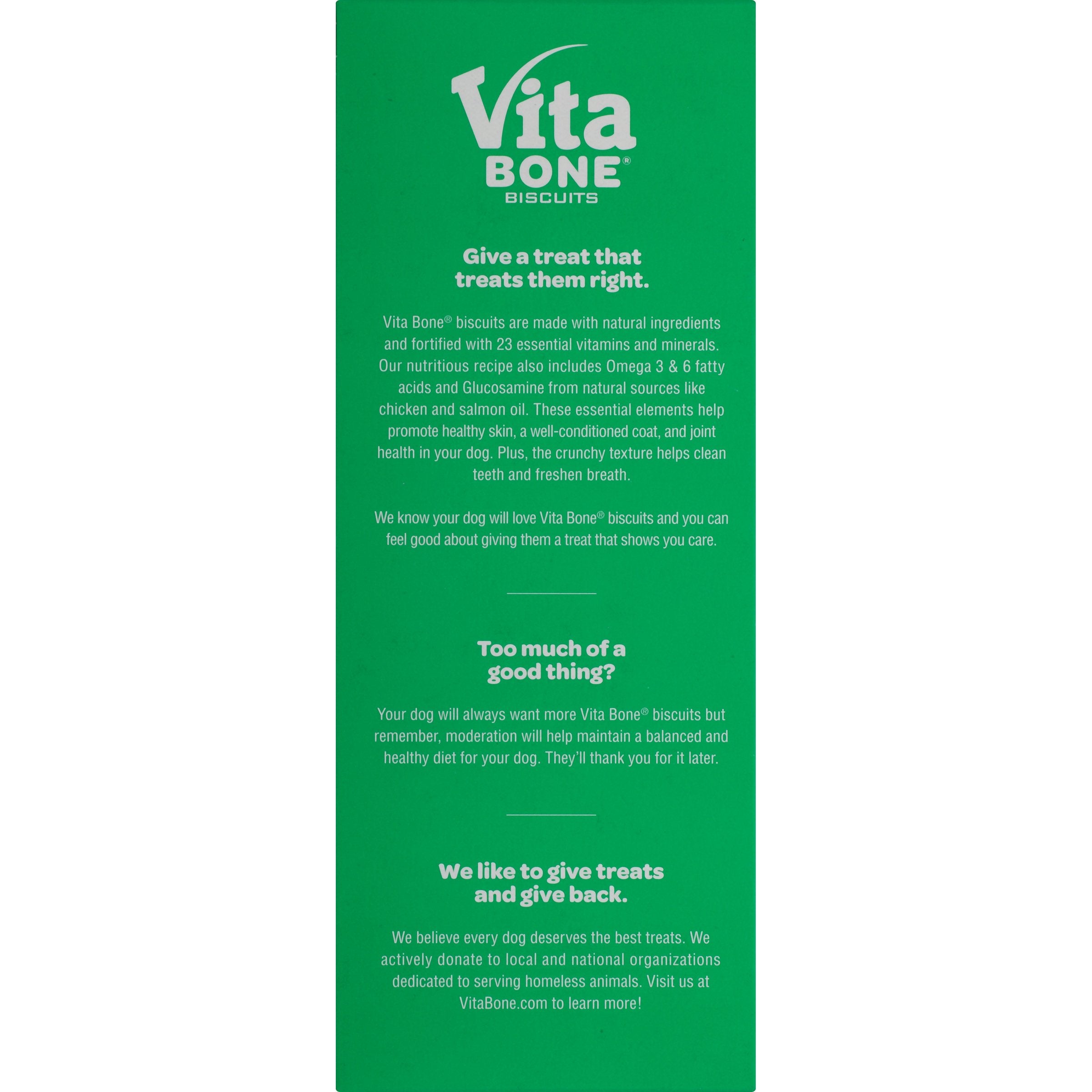 Vita Bone Original Biscuits chien mangeant, alliant plaisir et prise en charge quotidienne.