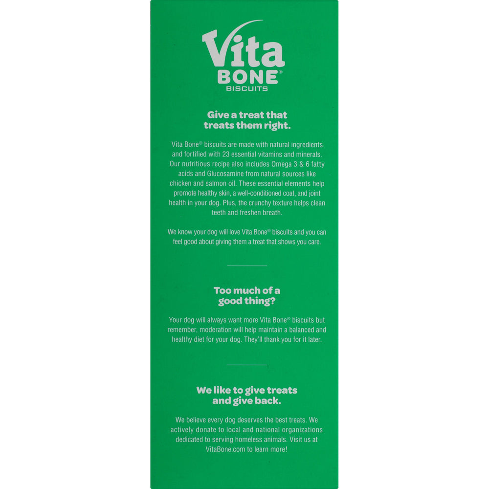 Vita Bone Original Biscuits chien mangeant, alliant plaisir et prise en charge quotidienne.