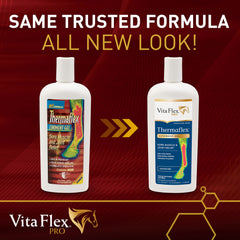 Vita Flex Thermaflex Gel – application sur l’épaule équine pour confort local et récupération.