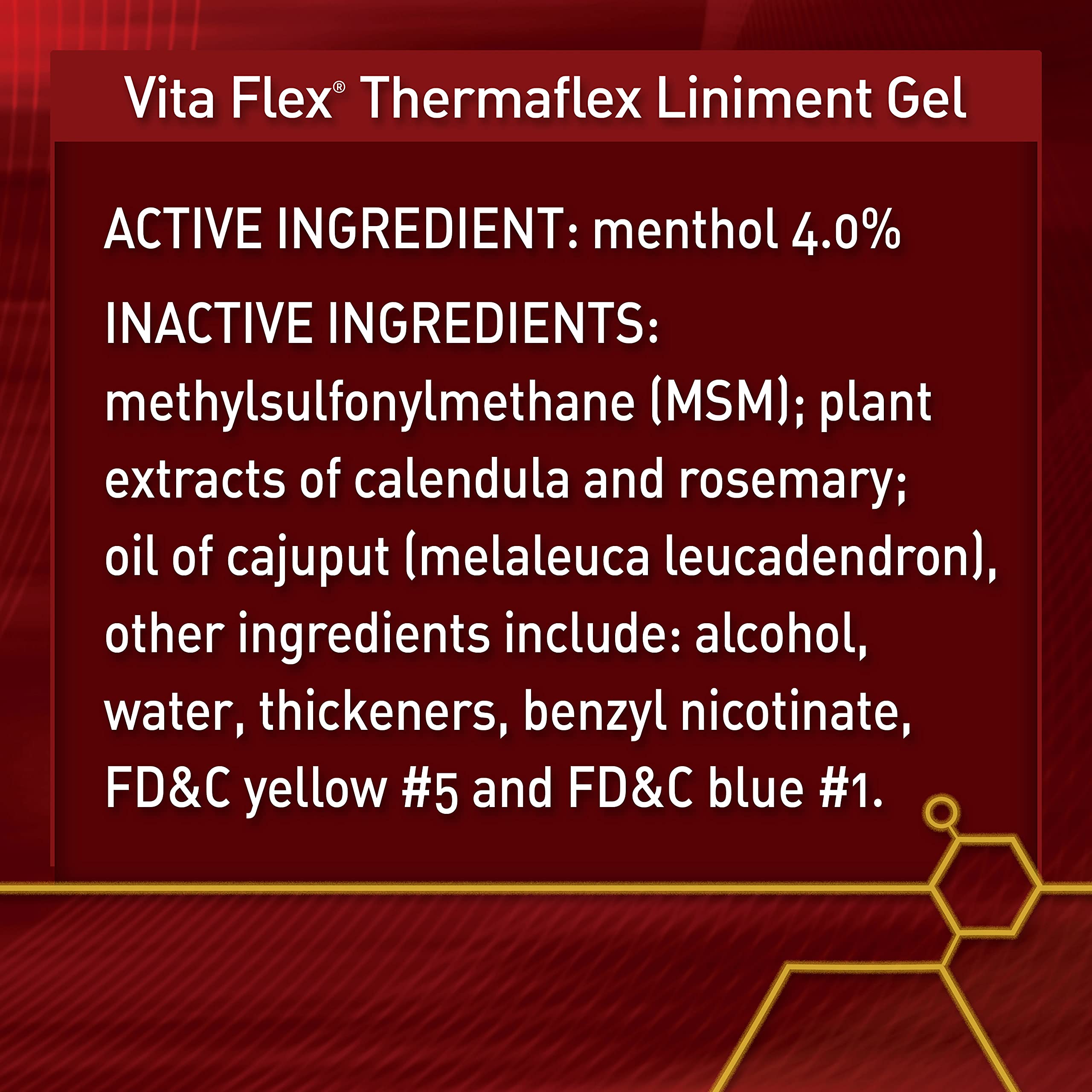 Vita Flex Thermaflex Gel – produit sans acétone pour une utilisation locale en douceur.