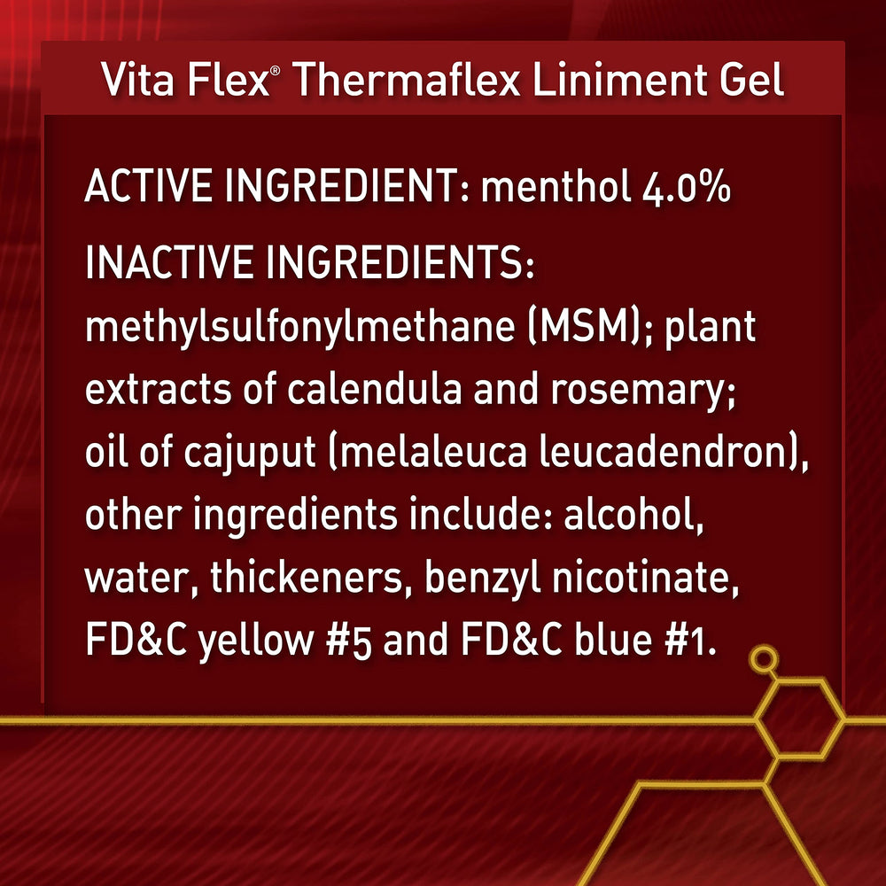 Vita Flex Thermaflex Gel – produit sans acétone pour une utilisation locale en douceur.