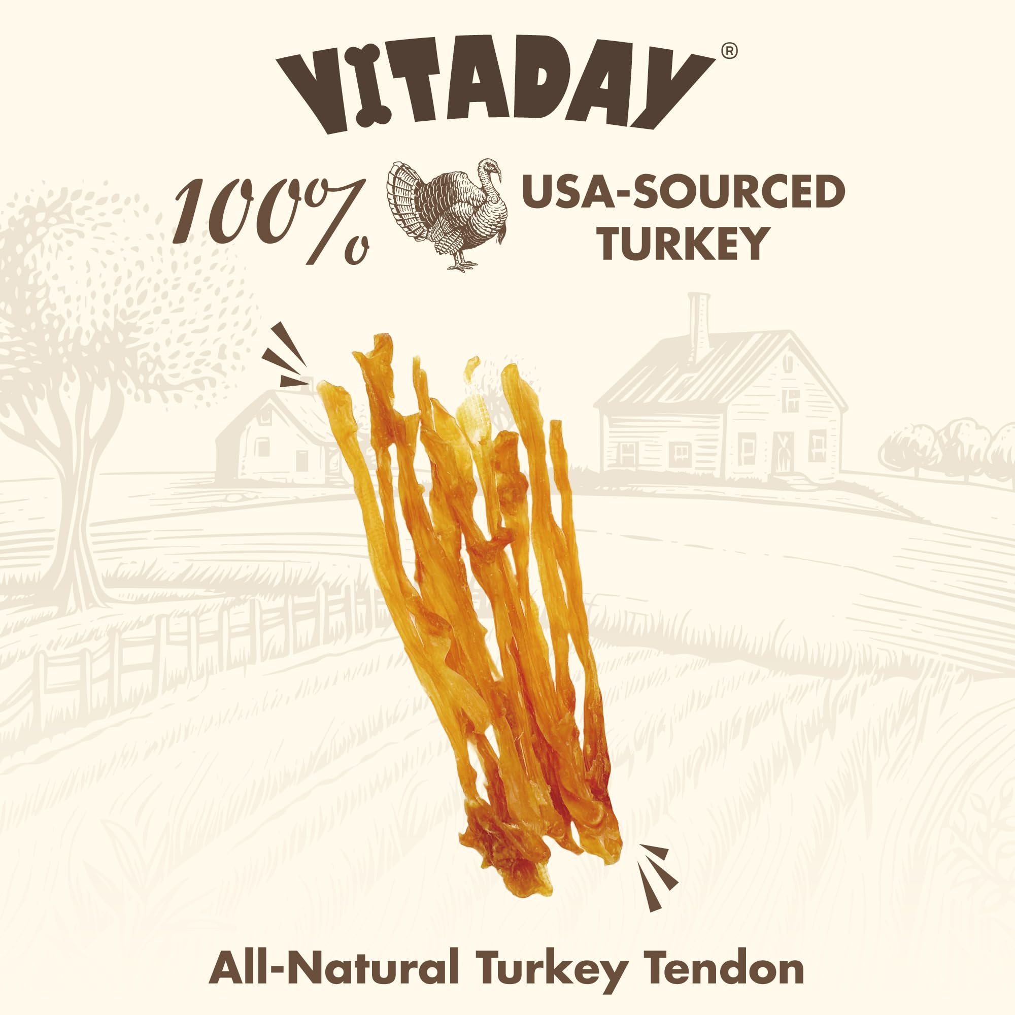 VITADAY Santé dentaire grâce au mâchage, réduction du tartre potentiel.
