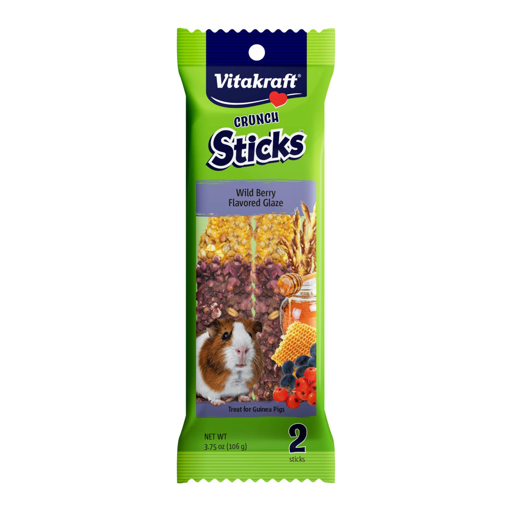 Vitakraft batonnet croquant cochon-d-inde – glaçage baie sauvage.