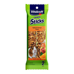Vitakraft bâtonnets croustillants pour cochon d’Inde croquant triple pomme orange