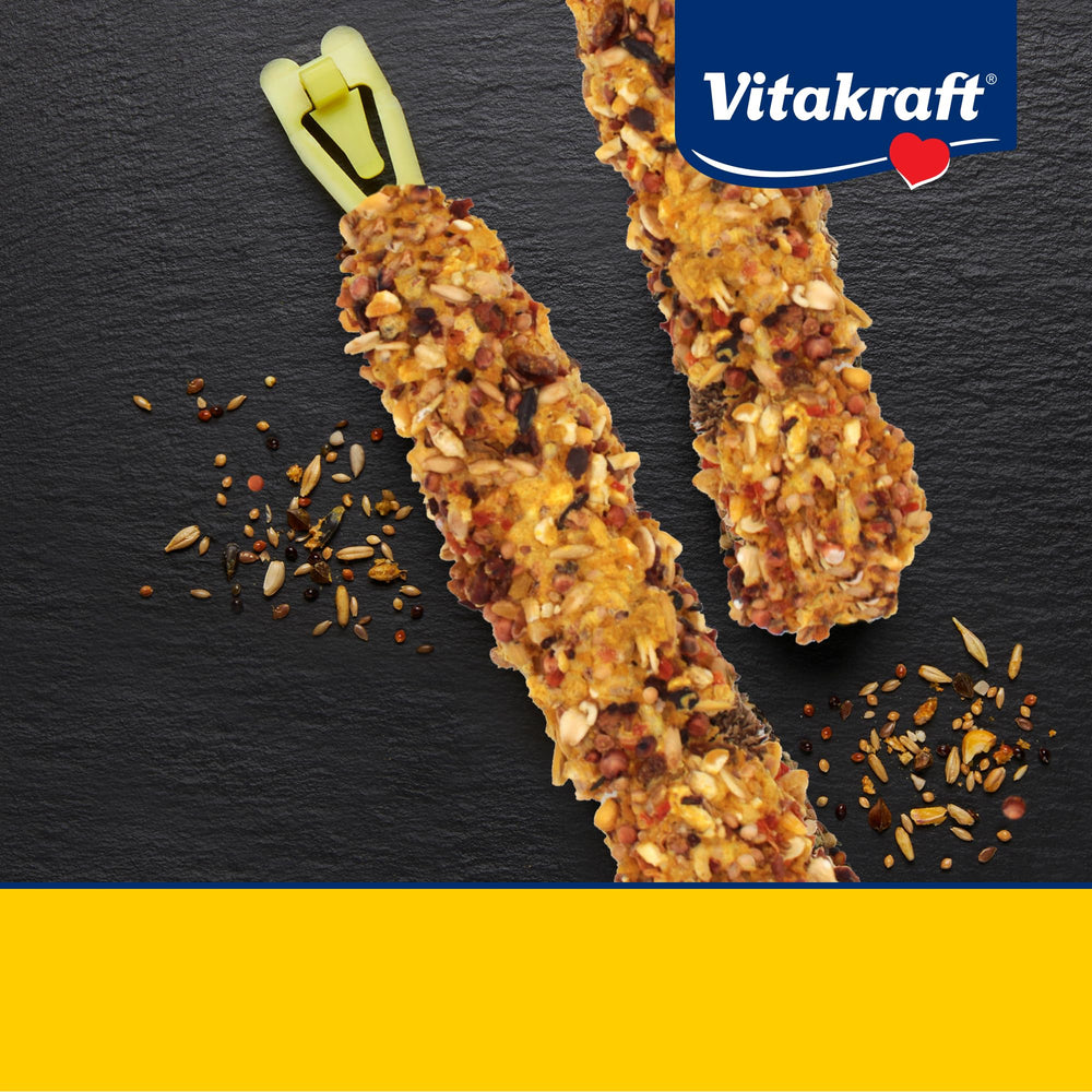 Vitakraft Bâtons calopsitte centre bois naturel pour divertissement durable.