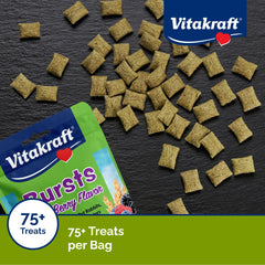 Vitakraft Bursts : texture double pour enrichissement sensoriel.