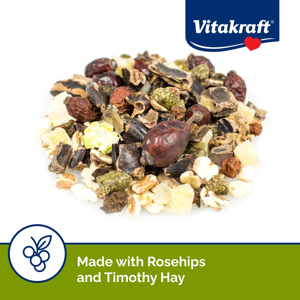 Vitakraft Cocktail Fruits Chinchilla Treat – baies-de-sorbier pour enrichir le régime avec des saveurs fruitées.