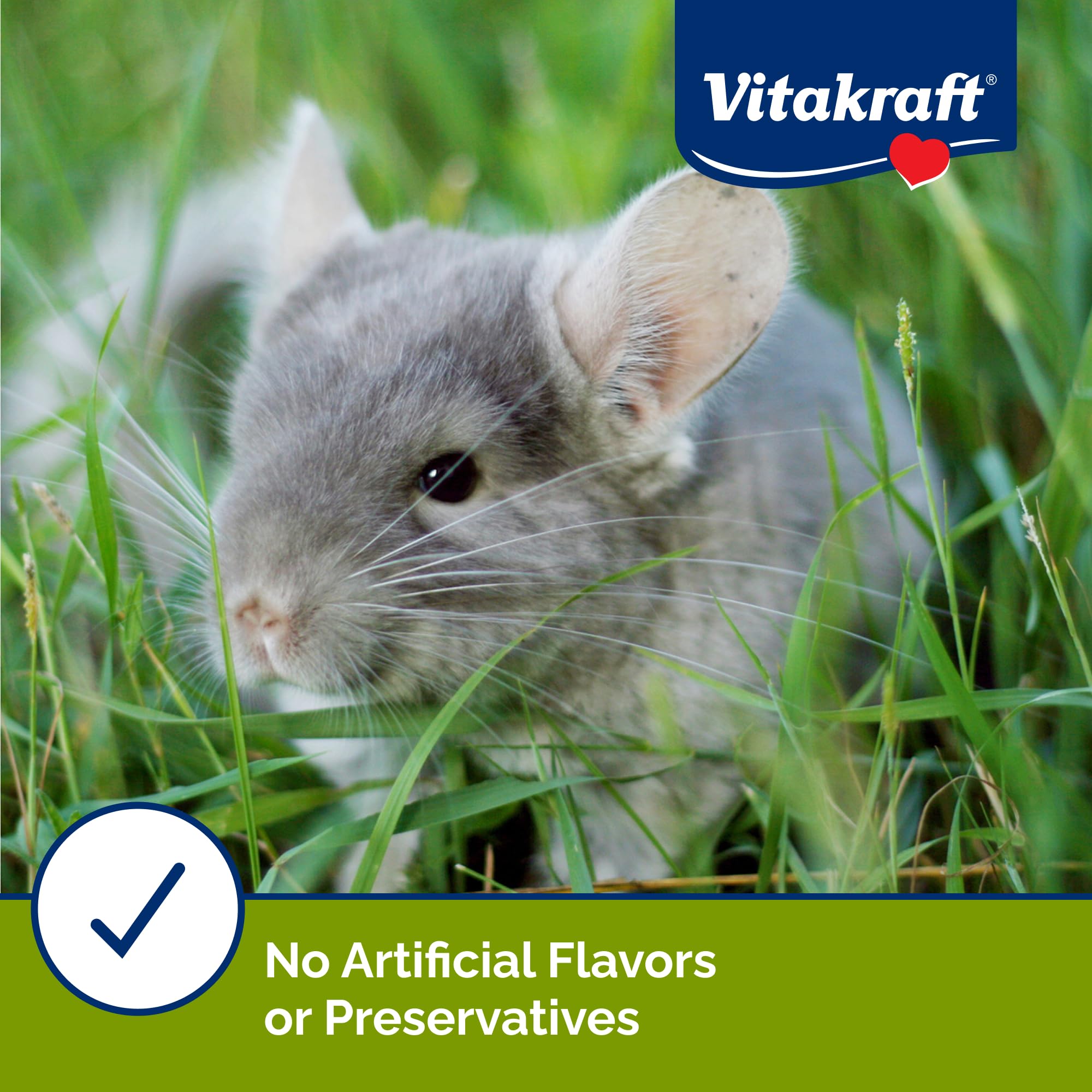 Vitakraft Cocktail Fruits Chinchilla Treat – fleurs-seches pour un arôme délicat et appétence accrue.