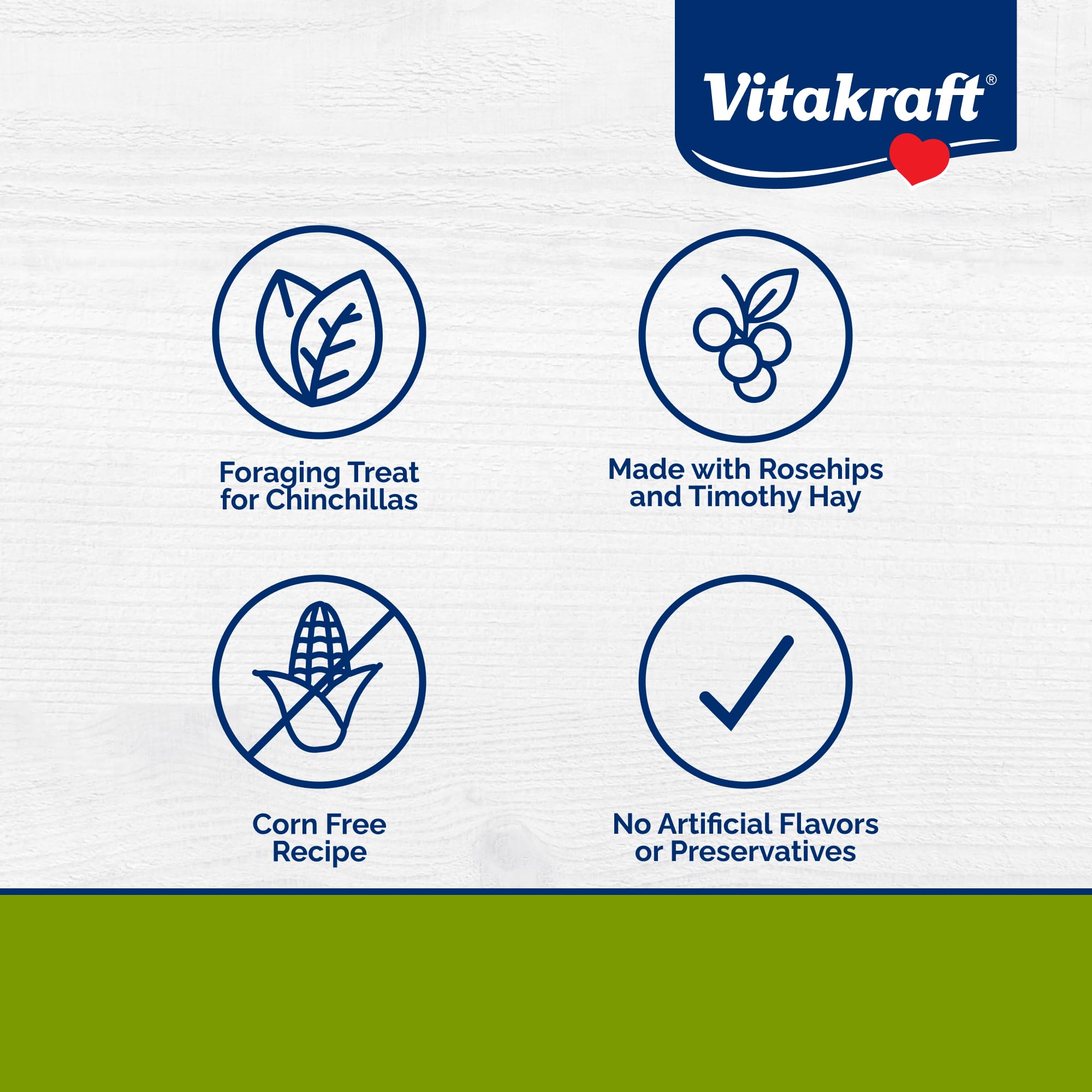 Vitakraft Cocktail Fruits Chinchilla Treat – fruits réels mis en avant, dégustation naturelle et appétissante.