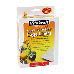 Vitakraft couches-cage-oiseaux absorbantes 20x18: contrôle efficace des odeurs et propreté